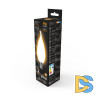 Лампа светодиодная филаментная Gauss E14 9W 3000К матовая 104201109