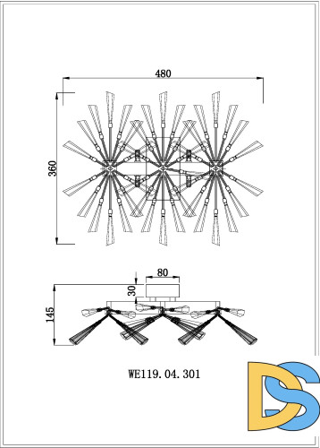 Бра Wertmark Floriane WE119.04.301