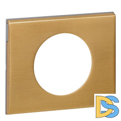 Рамка 1-постовая Legrand Celiane золото 069131