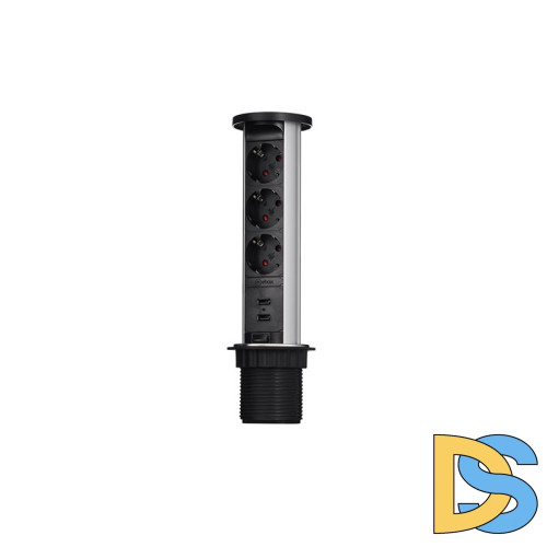 Блок розеток 105W (3 секции и 2 USB) Mebax 00-00001161