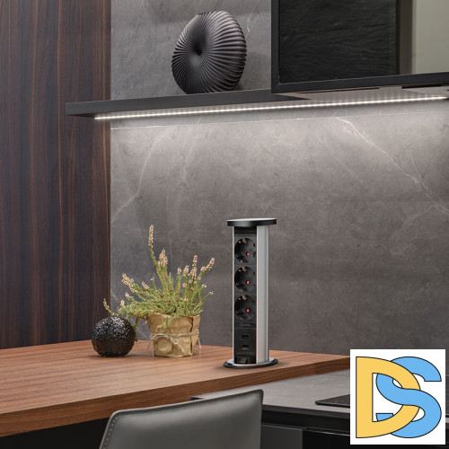 Блок розеток 105W (3 секции и 2 USB) Mebax 00-00001161