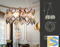 Подвесная люстра Ambrella Light Traditional TR5185