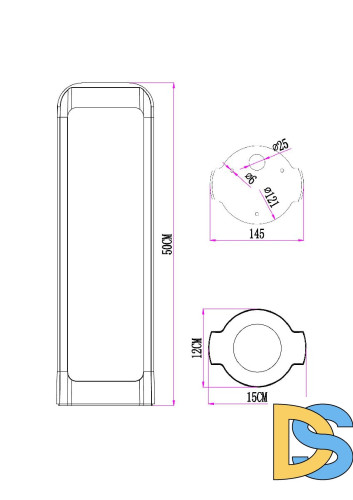Ландшафтный светильник Arte Lamp Suhail A1646PA-1BK