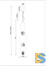 Подвесной светильник Divinare Ambra 5016/17 SP-26