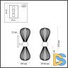 Бра Odeon Light Elica 5402/2W