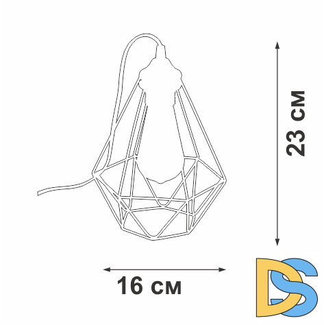 Настольная лампа Vitaluce V2803-1/1L