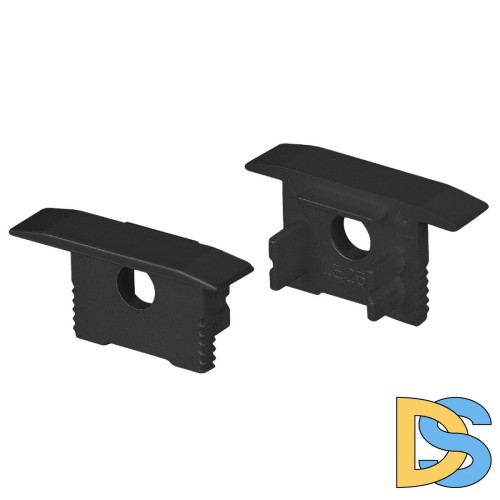 Заглушка Arlight SL-SLIM-H13M-F25 BLACK с отверстием 037515