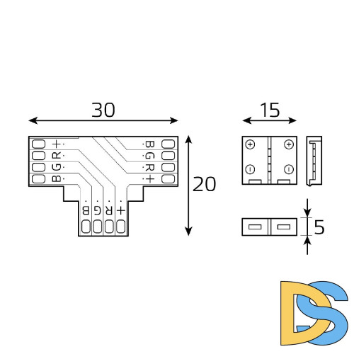 Набор коннекторов Gauss Basic BT430