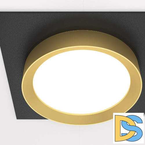 Встраиваемый светильник Maytoni Technical Hoop DL086-GX53-SQ-BG