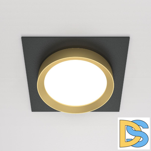 Встраиваемый светильник Maytoni Technical Hoop DL086-GX53-SQ-BG
