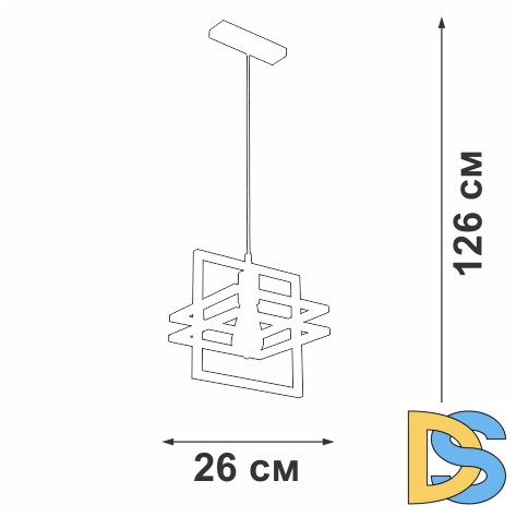 Подвесной светильник Vitaluce V2861-1/1S