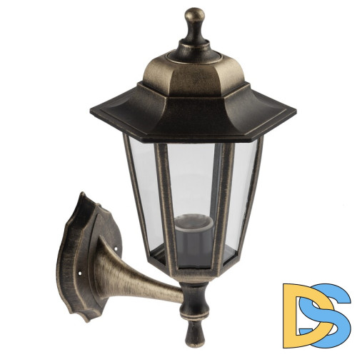 Уличный настенный светильник ЭРА НБУ 06-60-001 бронза Б0048115