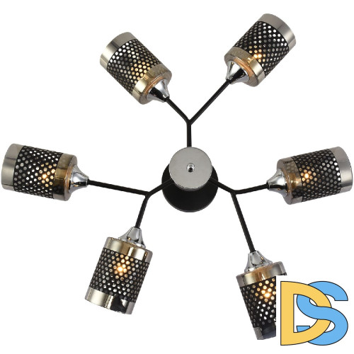 Люстра на штанге Reluce 01405-3.3-06B BK+CR