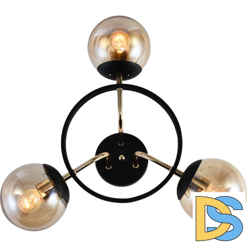 Люстра на штанге Reluce 01344-0.3-03 BK+FGD