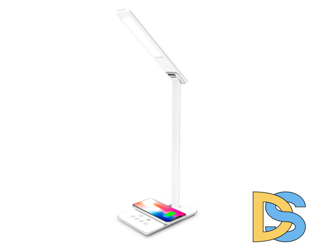 Настольная лампа с беспроводной зарядкой и USB портом Ambrella Light Desk DE581