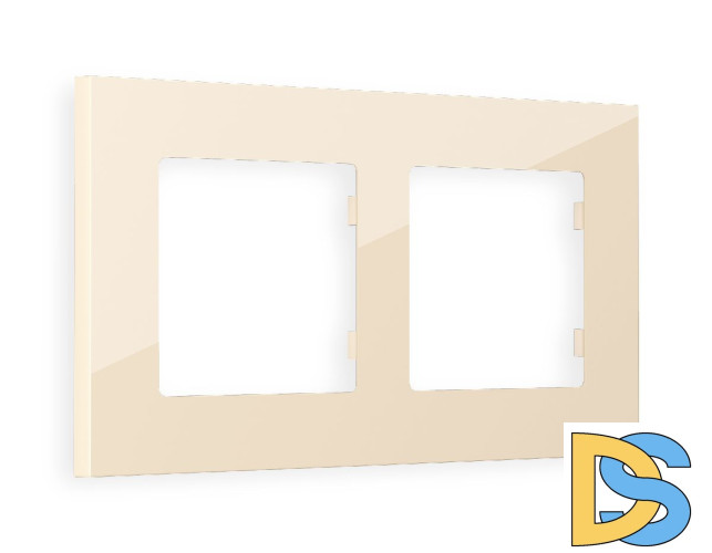 Рамка двухместная Ambrella Volt Qubi AF250302