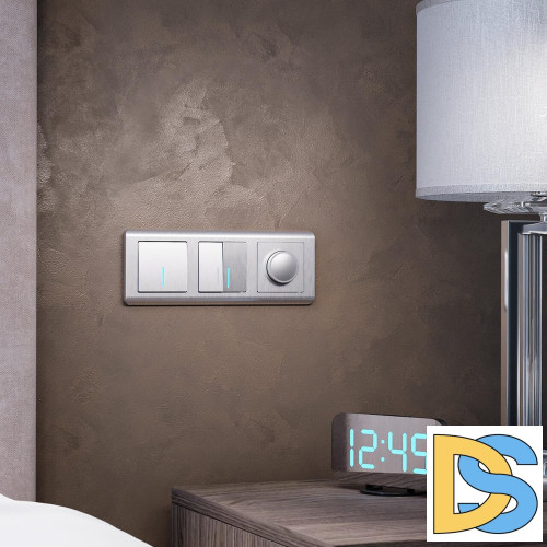 Рамка на 3 поста Werkel Stream серебряный W0032106 4690389162282