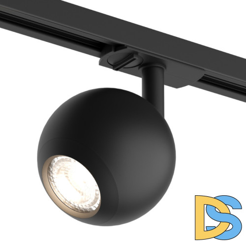 Трековый однофазный светильник Denkirs Omra DK6070-BK