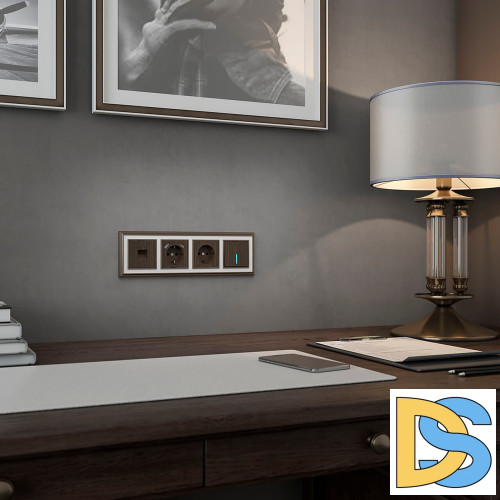 Клавиша для выключателя c подсветкой Werkel бронзовый W1119112 4690389161636