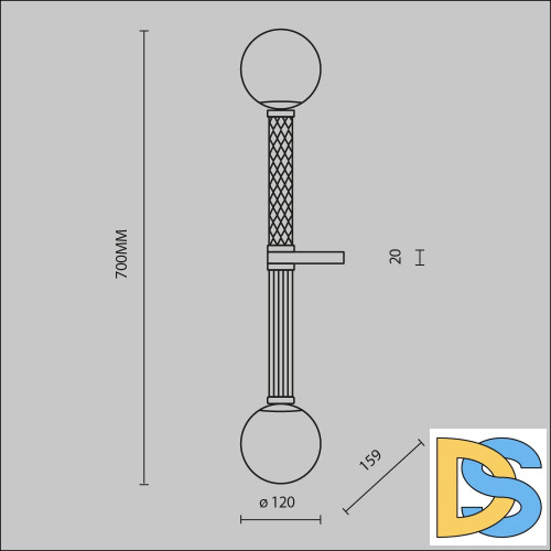 Бра Maytoni Teatro MOD287WL-02BS