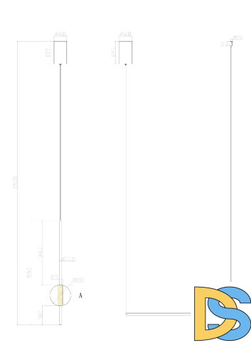 Подвесной светильник Arte Lamp Furud A2124SP-1BK