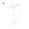 Трековый светильник Arlight Mag-Orient-Spot-Hang-R45-12W Day4000 035711