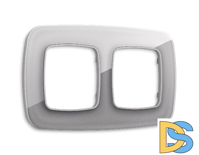 Рамка двухместная Ambrella Volt Radian OF320502