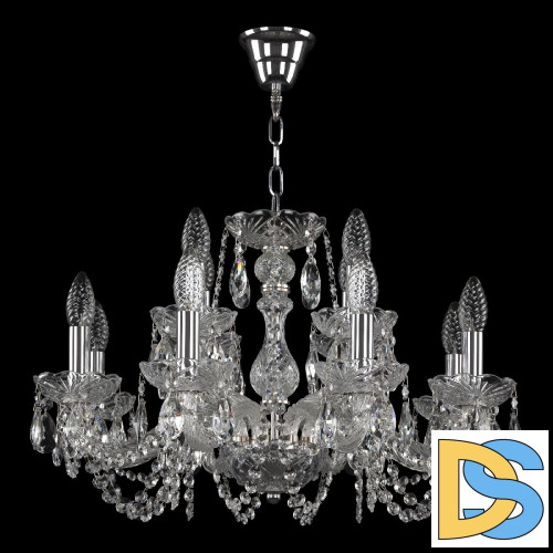 Подвесная люстра Bohemia Ivele Crystal 119/8+4/200 Ni