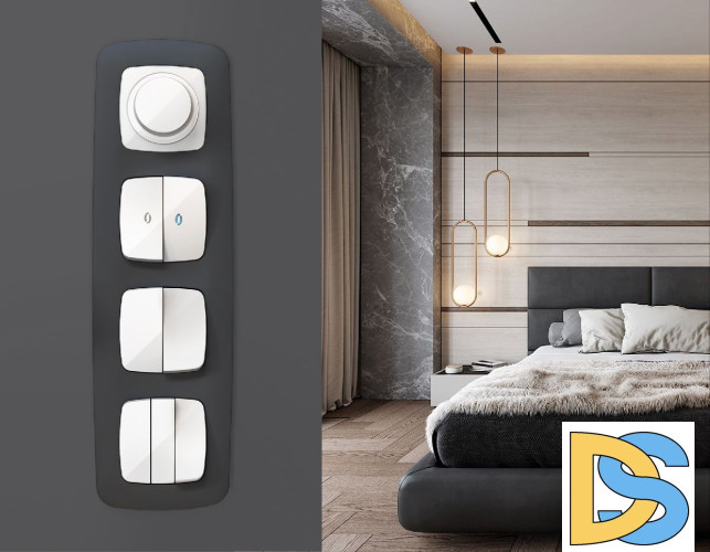 Лицевая панель для светорегулятора универсального Ambrella Volt Omega OP1255