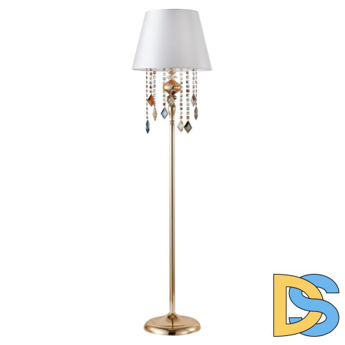 Торшер Crystal Lux Mercedes PT1 Gold/Color