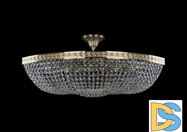 Люстра на штанге Bohemia Ivele Crystal 19283/90IV G