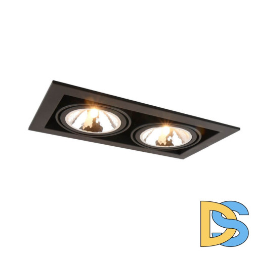 Встраиваемый светильник Arte Lamp Cardani Semplice A5949PL-2BK