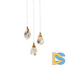 Подвесной светильник Delight Collection Crystal rock II 9701P/3R brass
