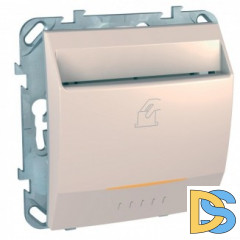 Выключатель карточный для гостиниц, Бежевый, серия Unica, Schneider Electric