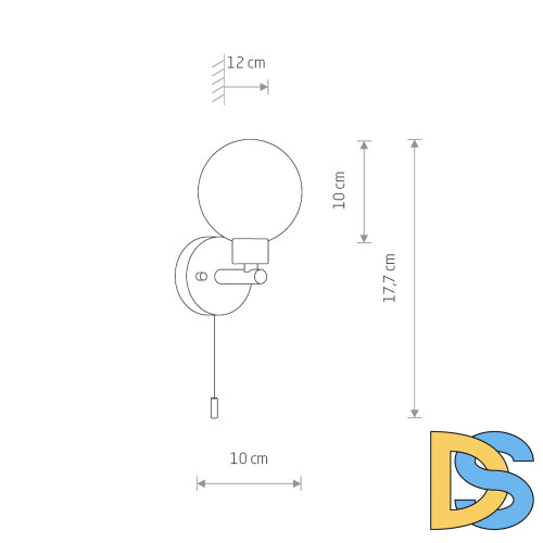 Бра Nowodvorski Simi 8052