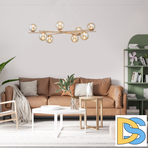 Подвесная люстра Escada Balance 1119/8S Gold