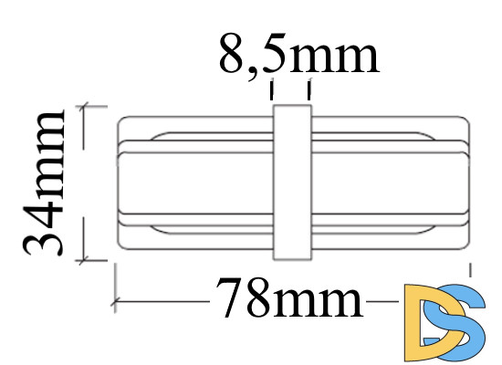 Соединитель линейный (однофазный) Crystal Lux CLT 0.211 CLT 0.211 06 BL