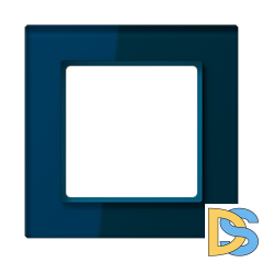 Рамка одноместная Jung AC581GLNB