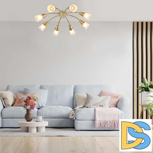 Потолочная люстра Escada Aquilegia 1100/8P Gold