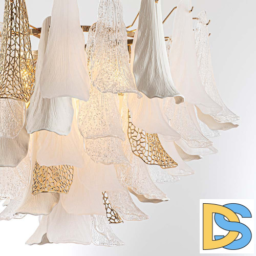 Подвесная люстра Modelux ML.6777.16PR GD