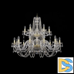 Подвесная люстра Bohemia Ivele Crystal 1402/12+6/360/2d G
