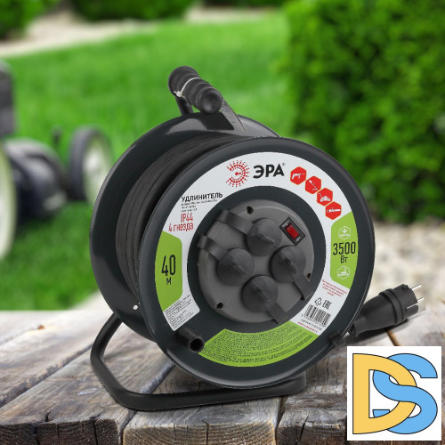 Удлинитель силовой Эра RMx-4es-3x2.5-40m-IP44(KG) Б0043059