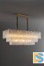 Подвесная люстра iLamp Manhattan P6315-1200 BR