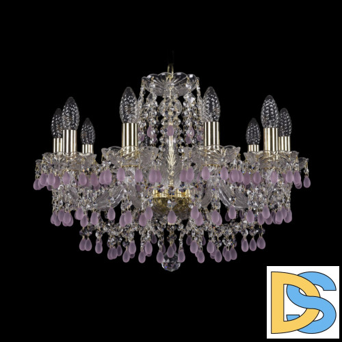 Подвесная люстра Bohemia Ivele Crystal 1410/10/195 G V7010