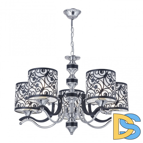 Подвесная люстра Arte Milano Florentia-4957 304957/5 Bk/Ni
