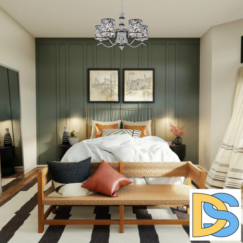 Подвесная люстра Arte Milano Florentia-4957 304957/5 Bk/Ni