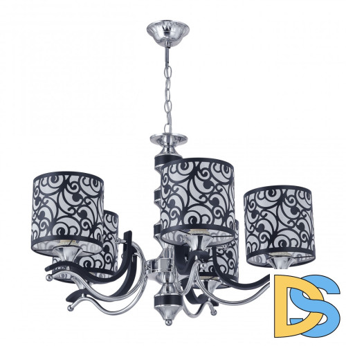 Подвесная люстра Arte Milano Florentia-4957 304957/5 Bk/Ni