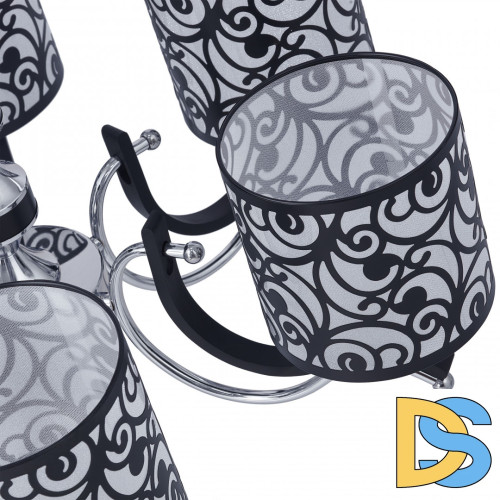 Подвесная люстра Arte Milano Florentia-4957 304957/5 Bk/Ni