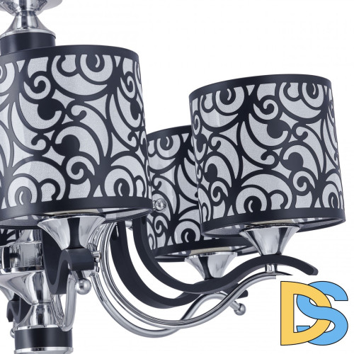 Подвесная люстра Arte Milano Florentia-4957 304957/5 Bk/Ni