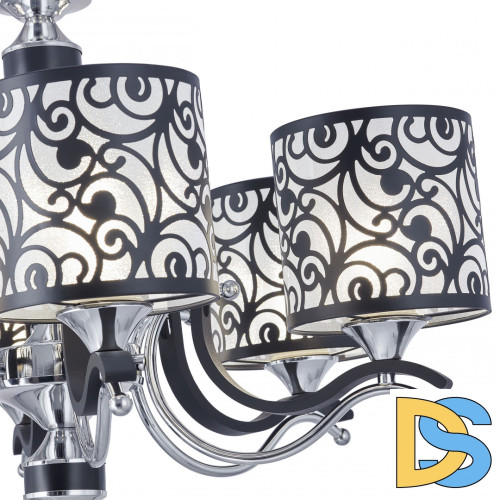 Подвесная люстра Arte Milano Florentia-4957 304957/5 Bk/Ni